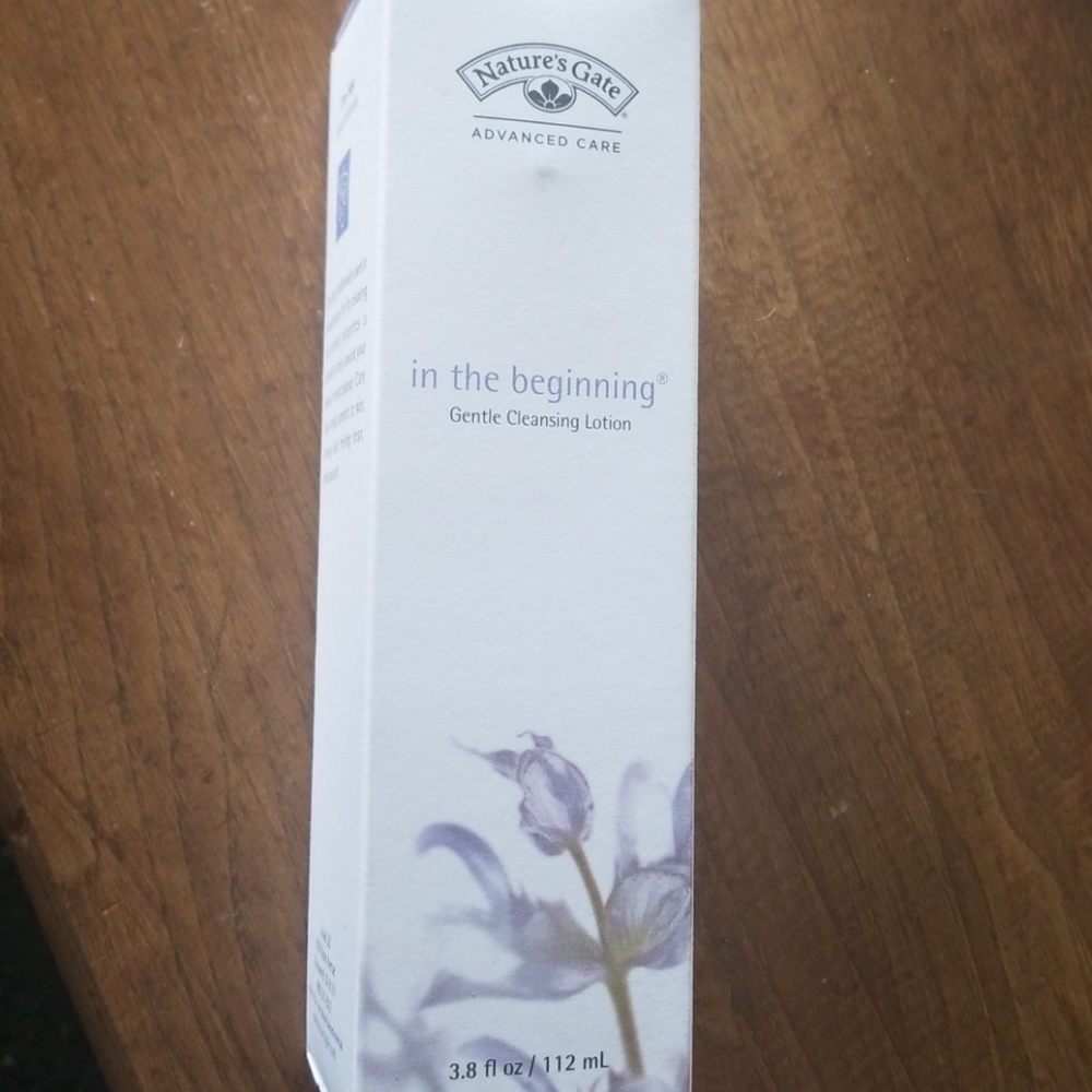 In the beginning gentle cleaning lotion